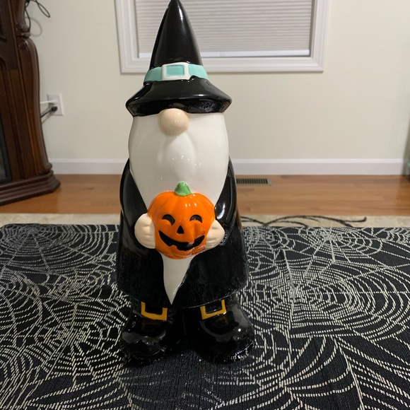 None Other - Halloween Gnome standing up holding pumpkin